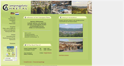 Desktop Screenshot of camping-ahretal.de