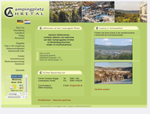Tablet Screenshot of camping-ahretal.de